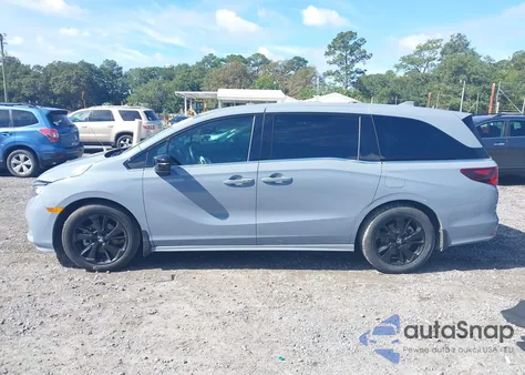 2024 Honda Odyssey Sport из США, поврежденный, VIN 5FNRL6H77RB065378